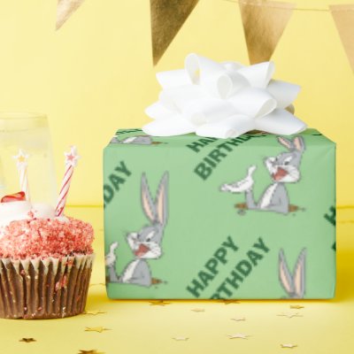 WHAT’S UP DOC?™ BUGS BUNNY™ Rabbit Hole Wrapping Paper