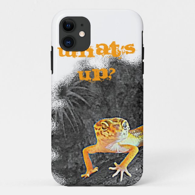 What´s up? iPhone 5, case, gecko, leopard, Case-Mate iPhone Case (Back)