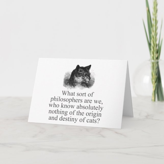 What Sort Of Philosophers Are We  Card (Front)