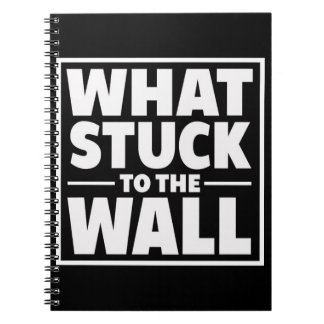 What Stuck to the Wall Notebook
