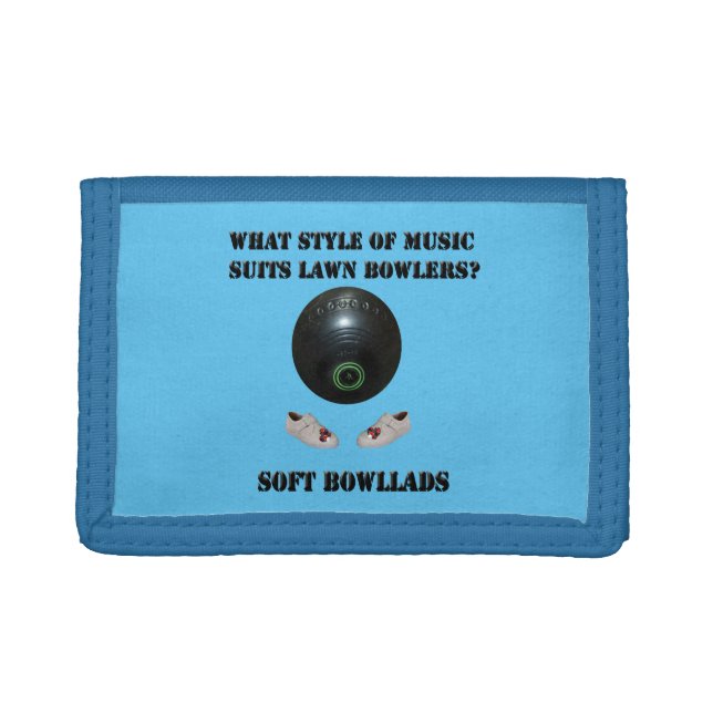 What Style Of Music Suits Lawn Bowlers,  Trifold Wallet (Front)