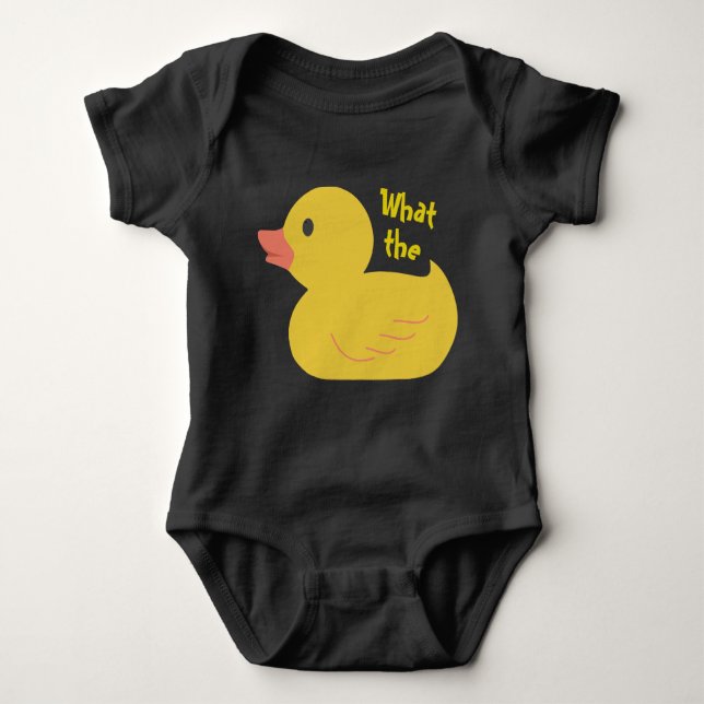 What the Duck? Baby Bodysuit (Front)