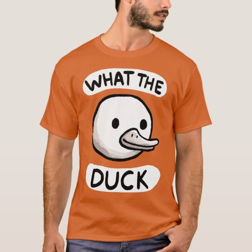 What the Duck Back Print T_Shirt