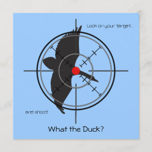 What the duck? Birthday party invite