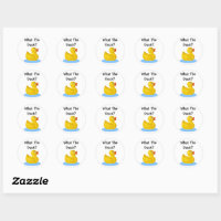 Rock Paper Scissors Classic Round Sticker, Zazzle