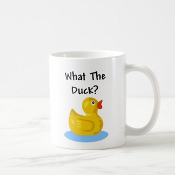 What The Duck? Coffee Mug by stargiftshop at Zazzle