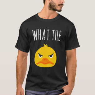 What The Duck Duck Morning Grouch Coffee Rubber Du T-Shirt