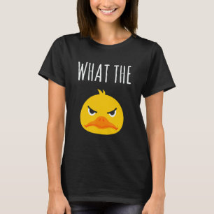 What The Duck Duck Morning Grouch Coffee Rubber Du T-Shirt