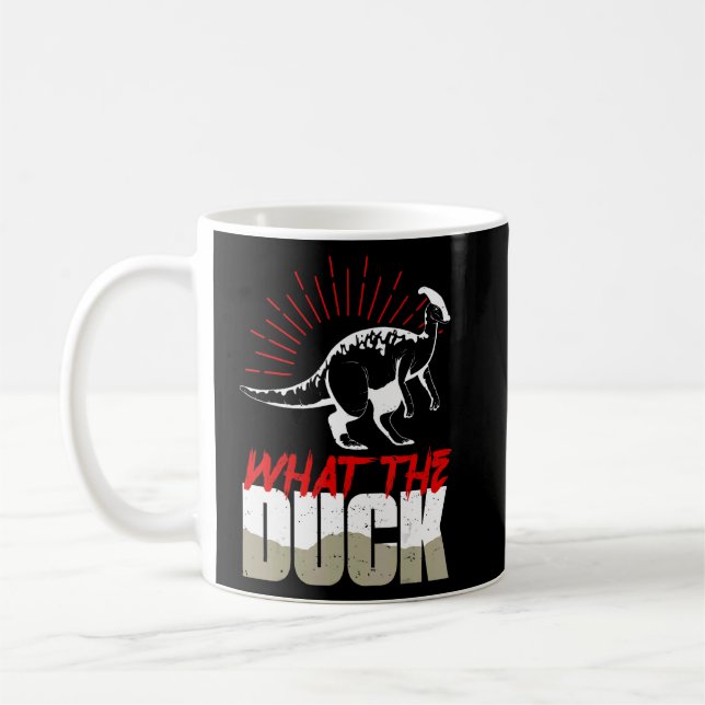What The Duck Parasaurolophus  Coffee Mug (Left)