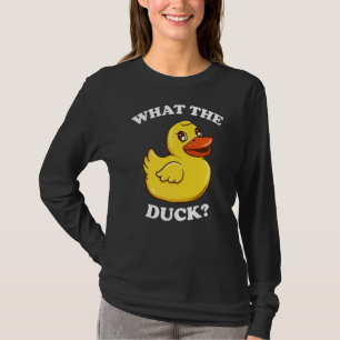 What The Duck Yellow Rubber Duck Duck Quack T-Shirt