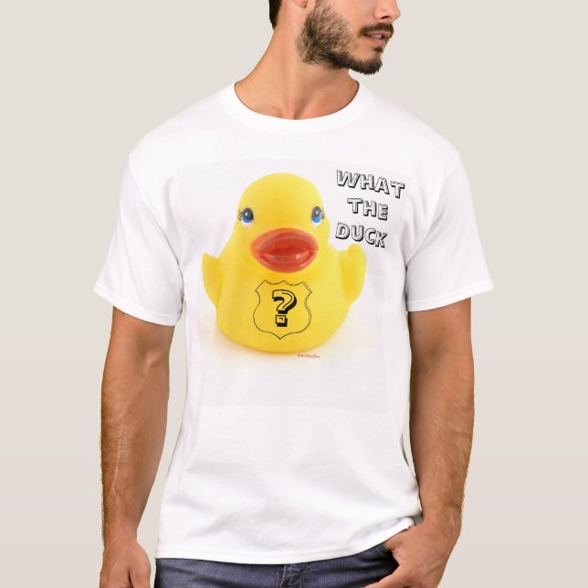 What the Duck Yellow Rubber Duck T-Shirt (Front)