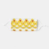 What the Duck Yellow Rubber Ducky Adult Cloth Face Mask (Front, Folded)
