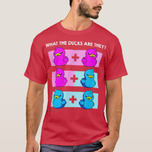 What The Ducks Are They Twins Gender Reveal Party T-Shirt