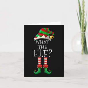 What The Elf Christmas Family Matching Group Fun  Card