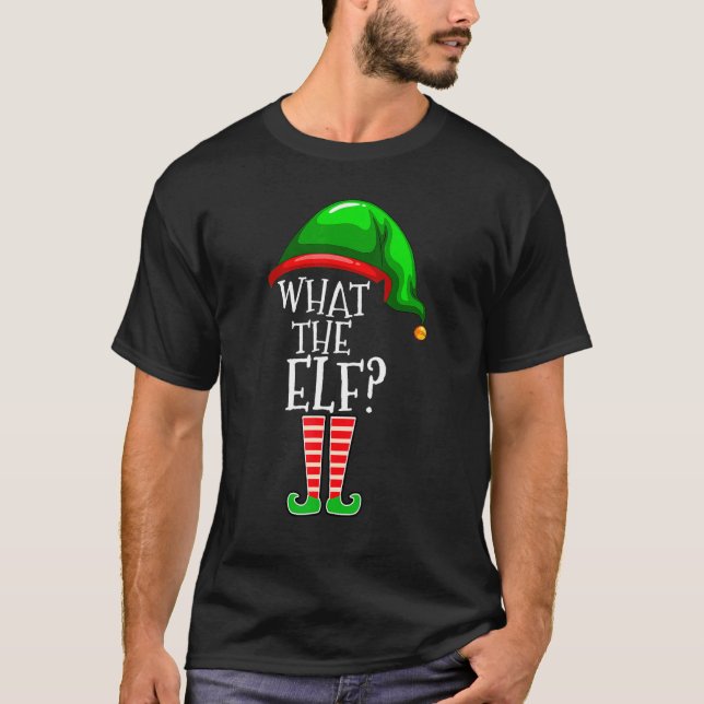 What The Elf Group Matching Family Christmas For M T-Shirt (Front)