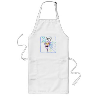 WHAT THE ?? EMOJI Meemogie Long Apron