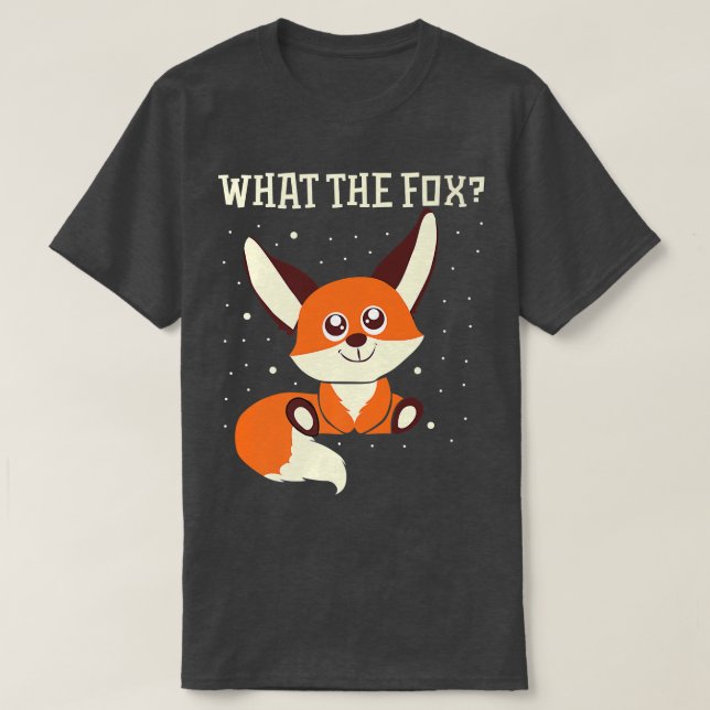 What The Fo Say Funny Fennec Foes Animal Zookeeper T-Shirt (Design Front)