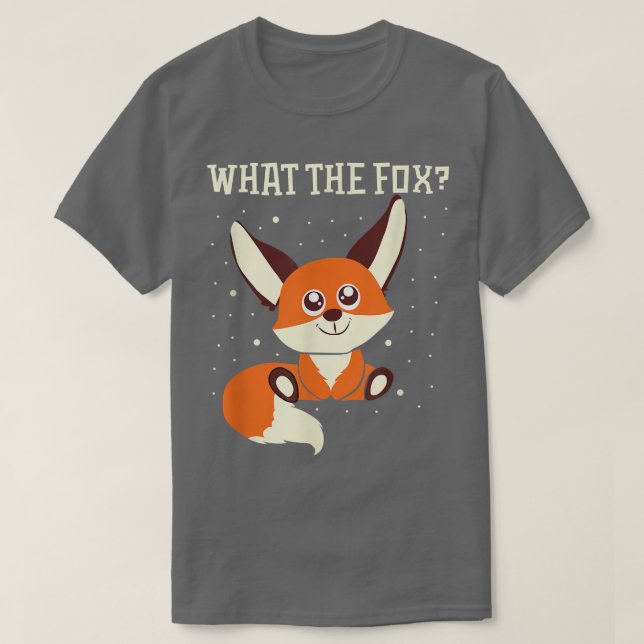 What The Fo Say Funny Fennec Foes Animal Zookeeper T-Shirt (Design Front)