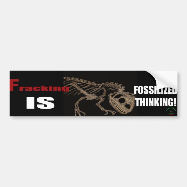 What the Frack? Bumper Sticker (Front)