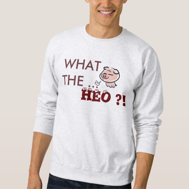 WHAT THE FUNNY OUTFIT !! SWEATSHIRT (Front)