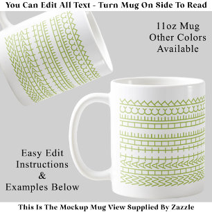 What The Heck Custom Hidden Message 142GW Quote Coffee Mug