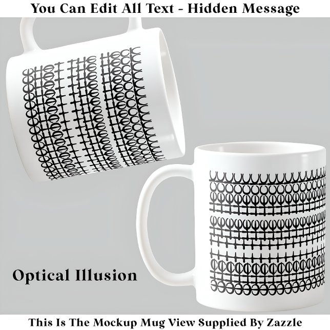 What The Heck Hidden Message 129BW Funny Quote Mug (Creator Uploaded)