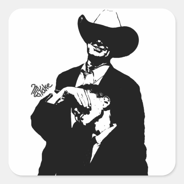 What the heck is that Dad? Graffiti by Ms.Take Square Sticker (Front)