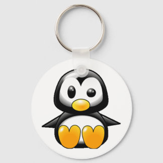 What the Heck Penguin Keychain