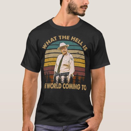 What the hell Smokey the bandit smile face art   C T_Shirt