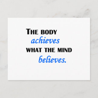 What The Mind Believes Postcard