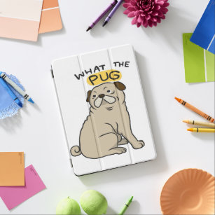 What The Pug Cute Fat Pug iPad Air Cover