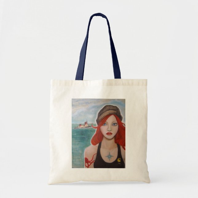 What the sea gave me tote bag (Front)