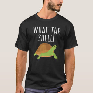 What The Shell Turtle Tortoise Marine Biology T-Shirt