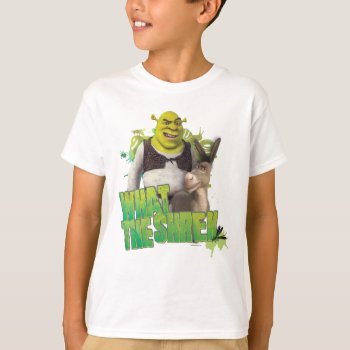 What The Shrek T-shirt by ShrekStore at Zazzle