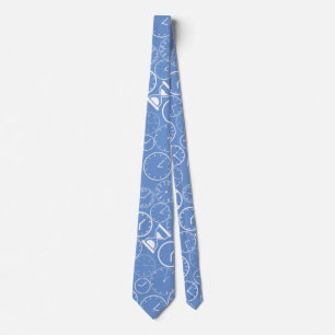 What time is it.b L Blue BG Neck Tie