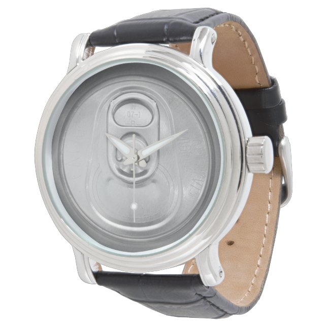 What Time is it Beer Lid Humor Watch (Angled)