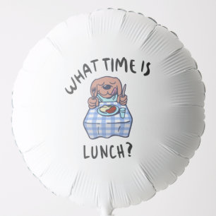 What time is lunch balloon