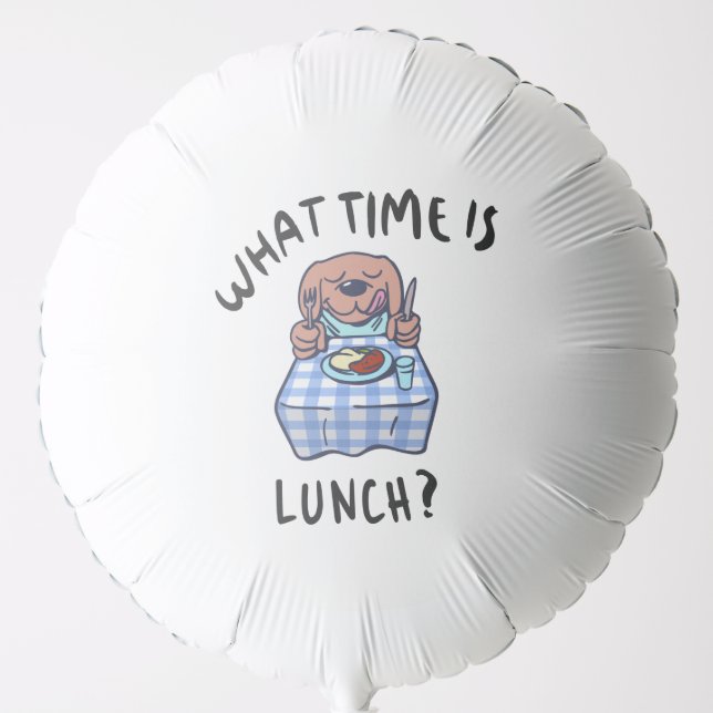 What time is lunch balloon (Front)