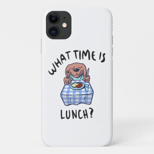 What time is lunch iPhone 11 case