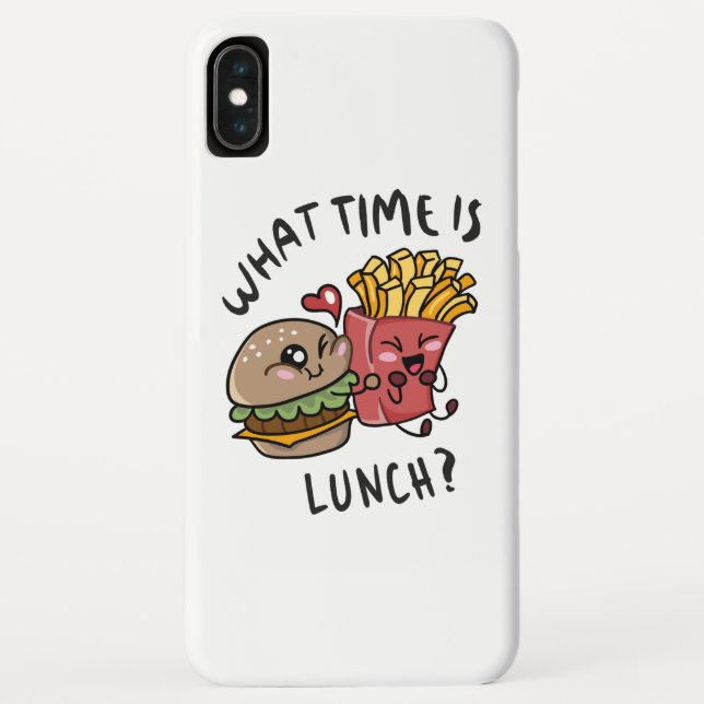 What time is lunch Case-Mate iPhone case (Back)