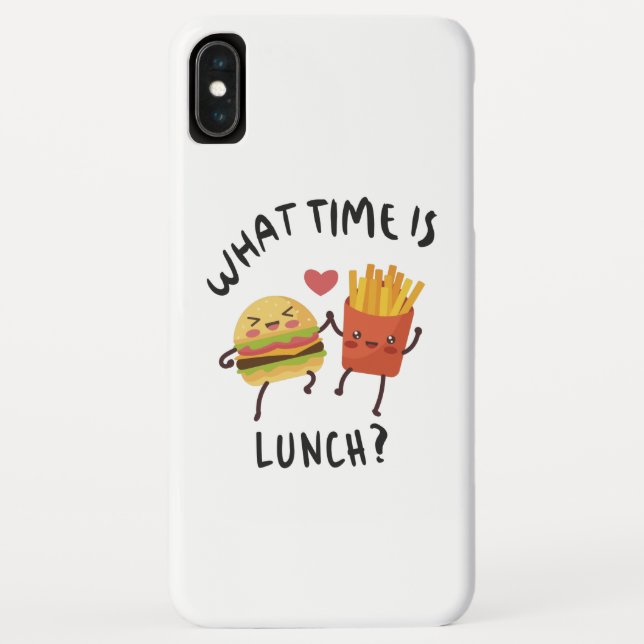 What time is lunch Case-Mate iPhone case (Back)