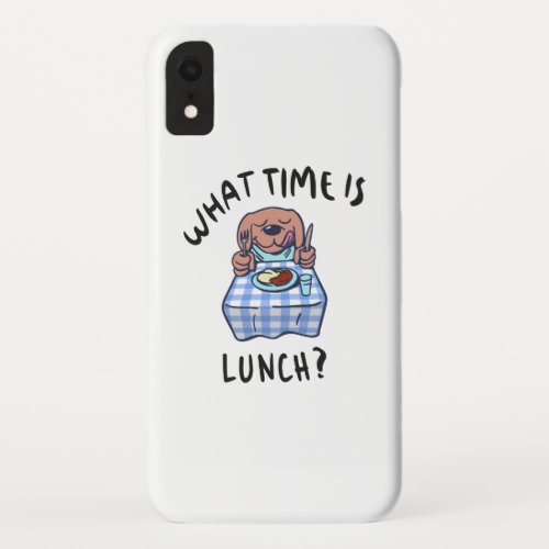 What time is lunch iPhone XR case