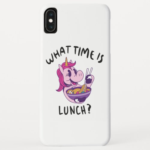 What time is lunch iPhone XS max case