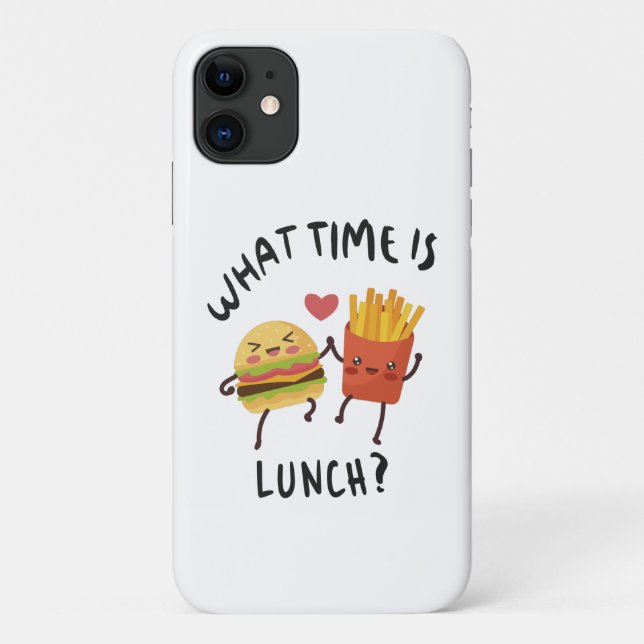 What time is lunch Case-Mate iPhone case (Back)