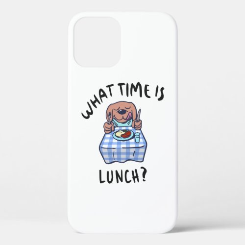 What time is lunch iPhone 12 case