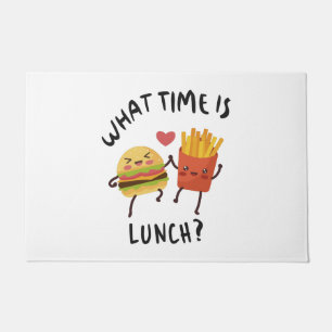 What time is lunch doormat