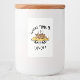 What Time Is Lunch Food Label