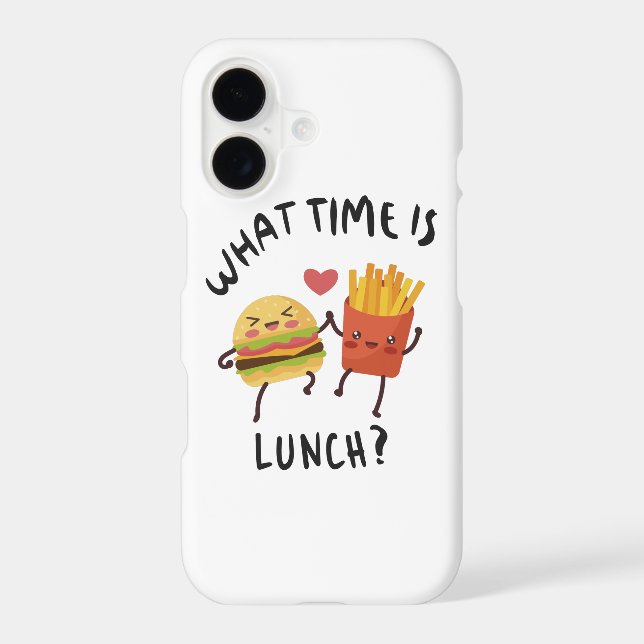 What time is lunch iphone case (Back)