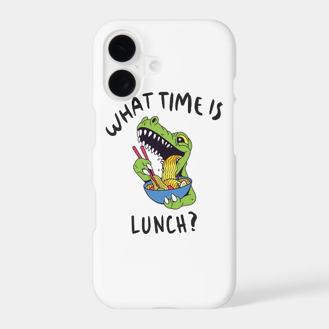 What time is lunch iphone case (Back)