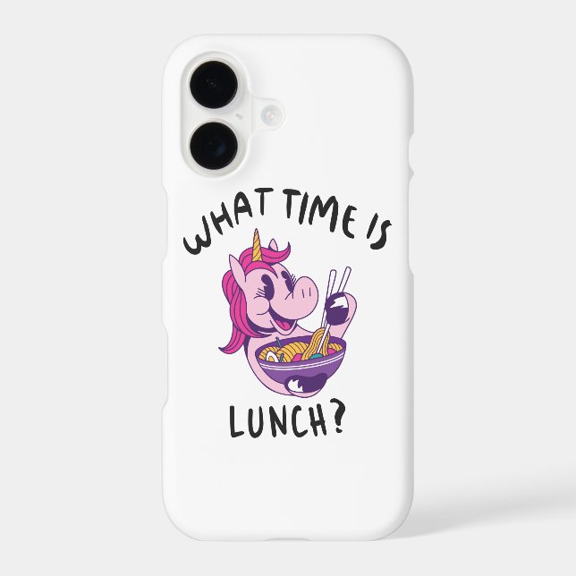 What time is lunch iphone case (Back)